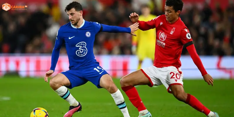 Chris Wood và Nottingham Forest trong trận Chelsea vs Nottingham Forest